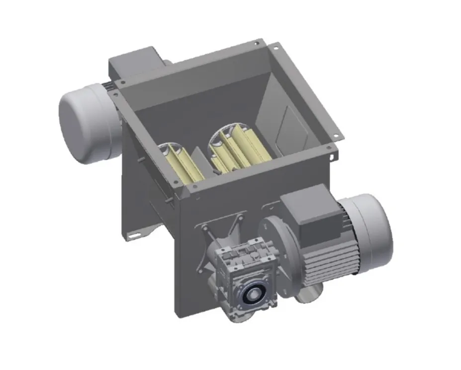 [01030006] HOPPER for ROTORDOSER 60, 2 circle, SS 304, 60 mm