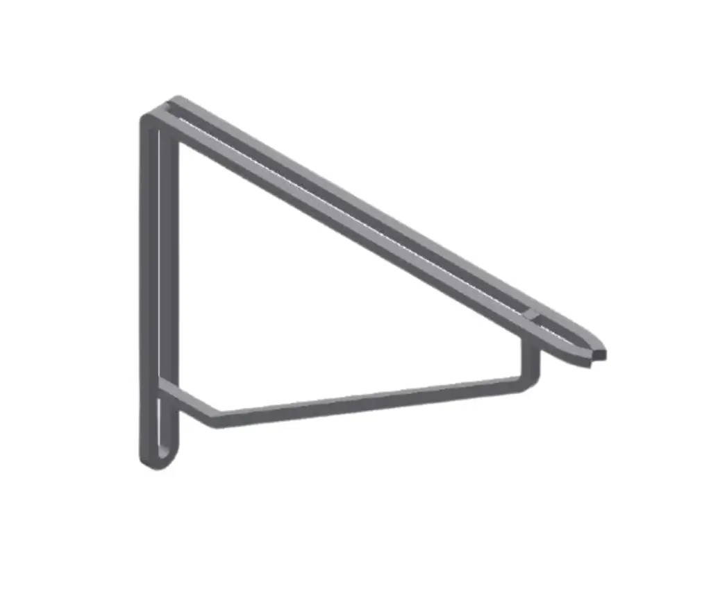 L- BRACKET 350 MM. X250MM. HDG