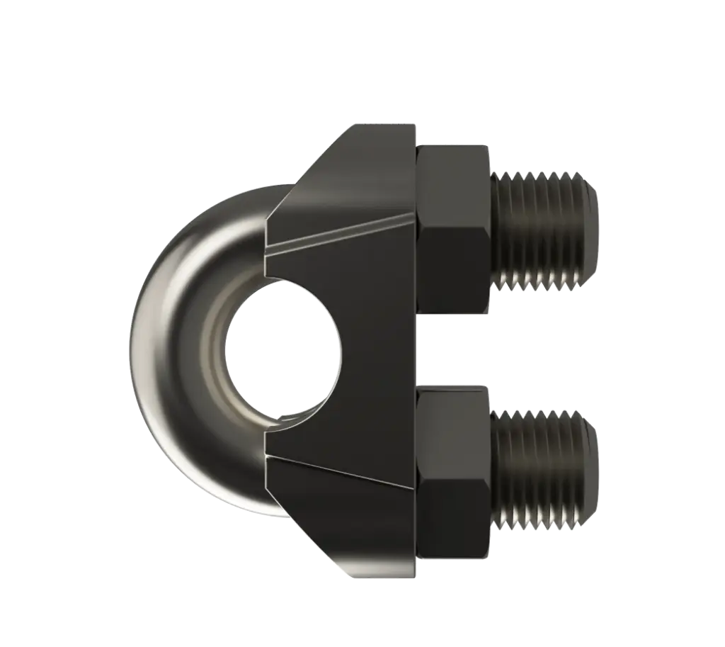 Wire clamp, 4mm CPL SS304