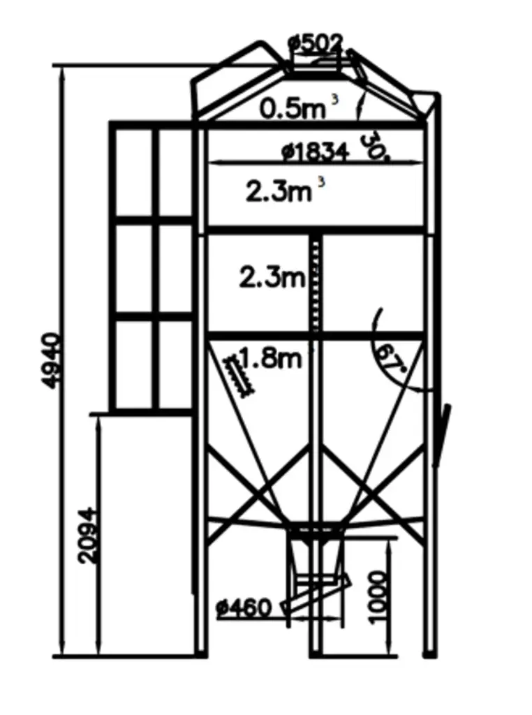 [5-0070-1] SILO  SG 6.8 - 4,4 T