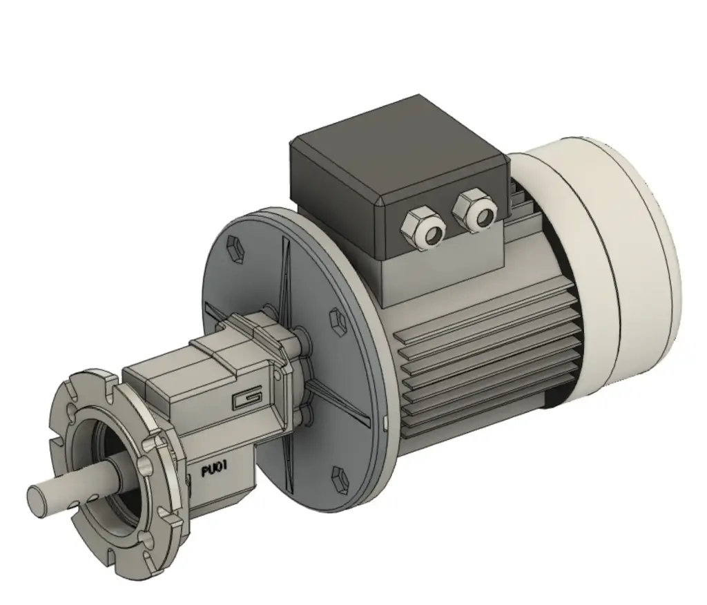 Gear motor 1.1KW/380V / 356rpm