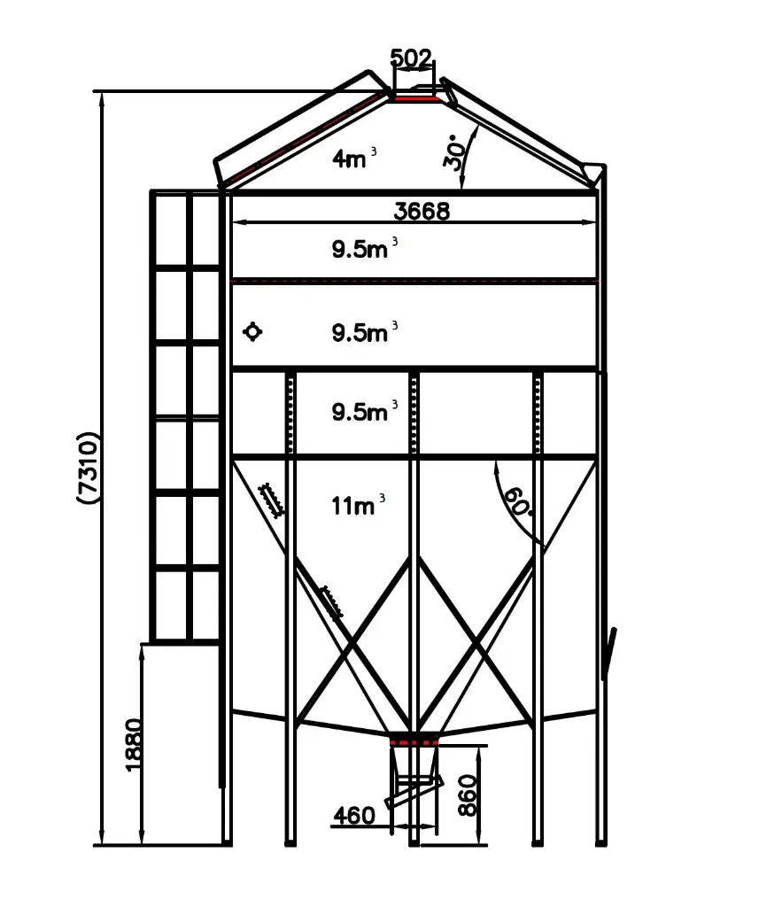 [5-0079-1] SILO  GF  53 - 34T