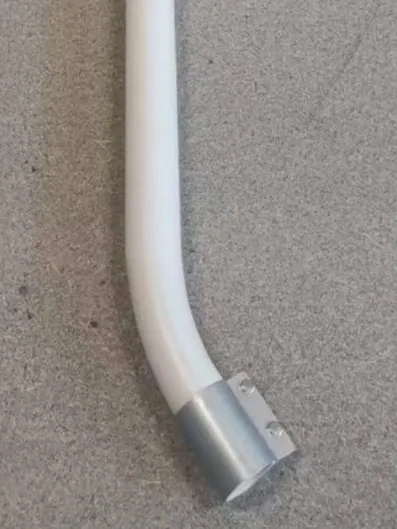 Tubo de alimentação PVC + Inox- Gaiola de gestação 