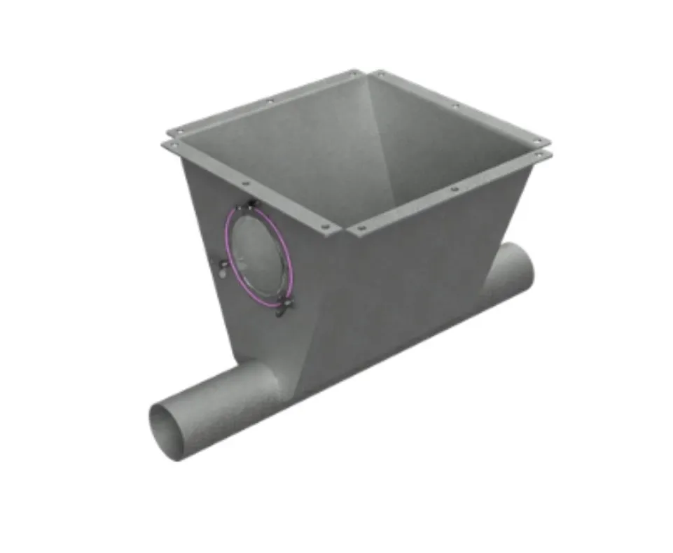 SIMPLE HOPPER  AUGER RECEIVING HOPPER，75MM,1 LINE 180° NO  NOTCHES
