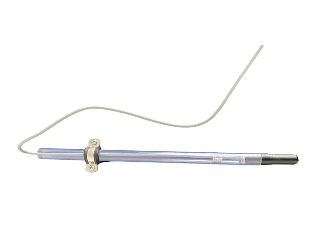 Sensor M20 kapazitiv im Schutzrohr transparent