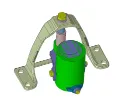 Load Cell Module for Silos with round Leg -  7,5T - Digital - 24V
