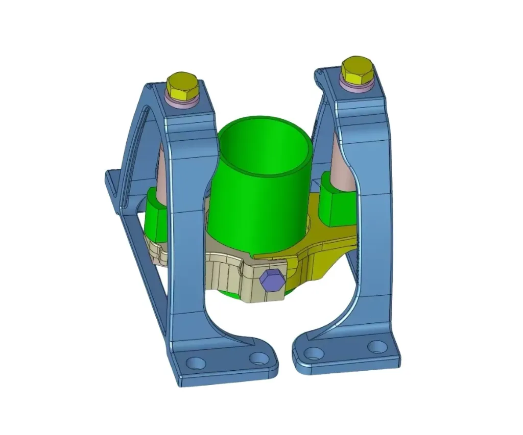 Load Cell Module for Silos with round Leg -  15T - Digital  - 24V
