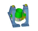 Load Cell Module for Silos with round Leg -  15T - Digital  - 24V