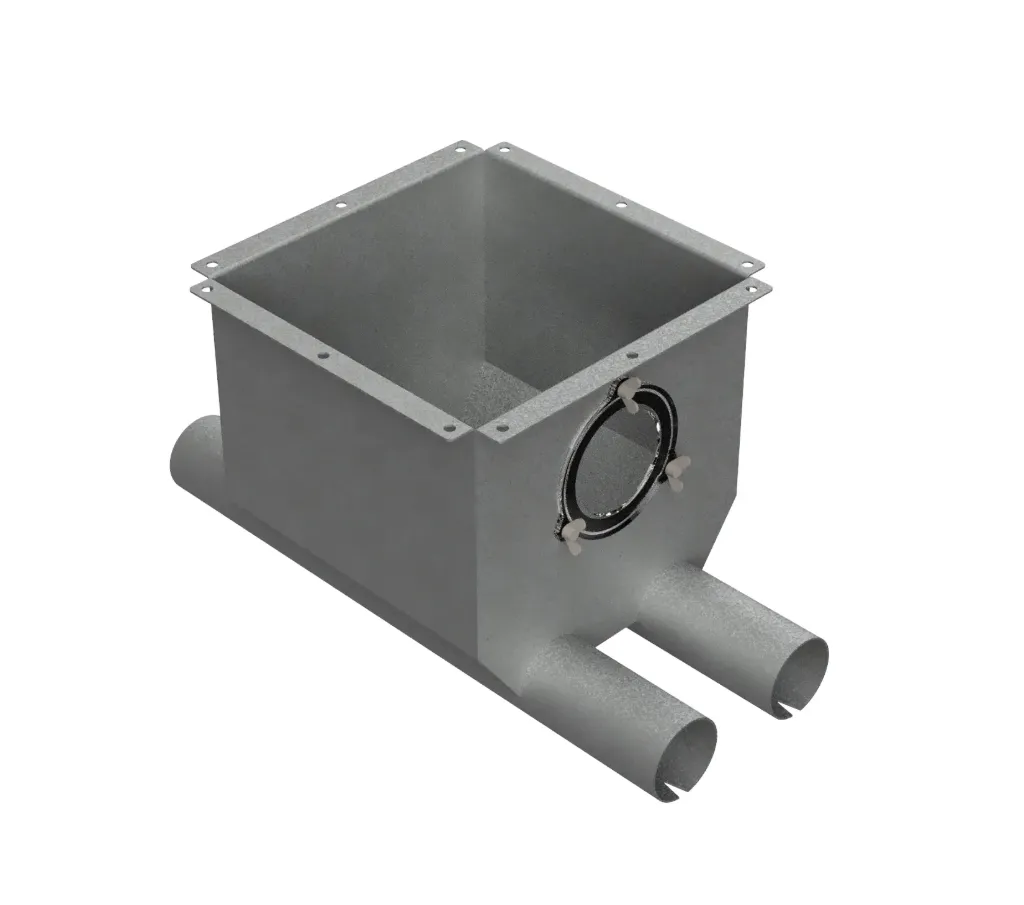 [01050037] Flex Auger hopper, 75 mm, 2 lines, 0 degrees