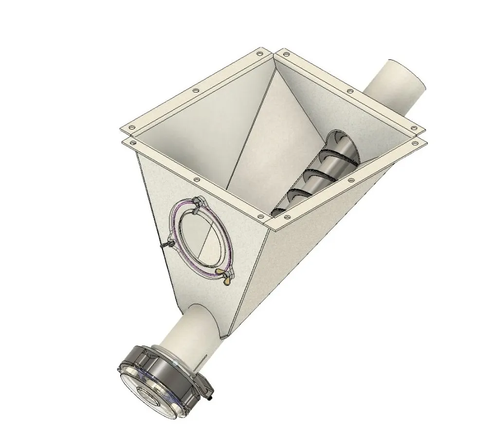 Flex Auger Hopper 125 mm 30 degrees