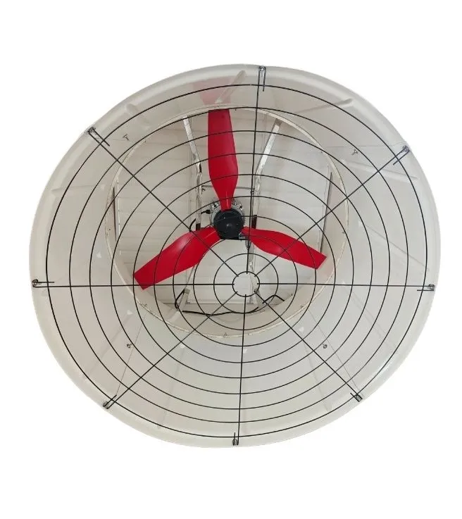 51" Exhaust Fan AC Glasfiber - PVC Shutters  - 3 Blades