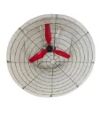 51" Exhaust Fan AC Glasfiber - PVC Shutters  - 3 Blades
