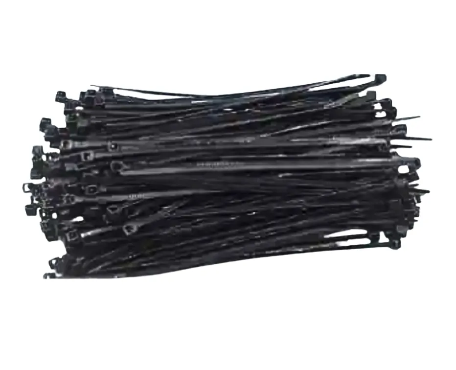 Black nylon cable ties