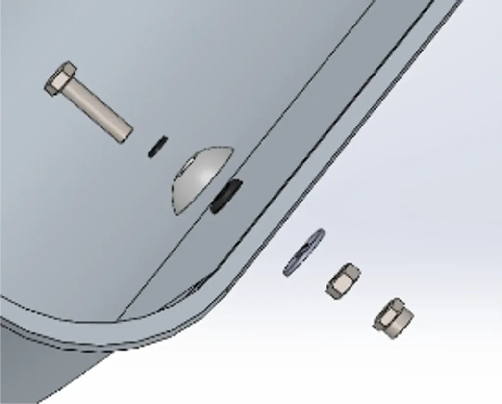 Trough liquid sensor set for Autodos