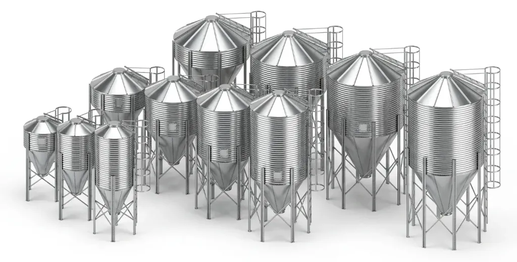 TSF Metal Silos - 275 Zinc Galvanized