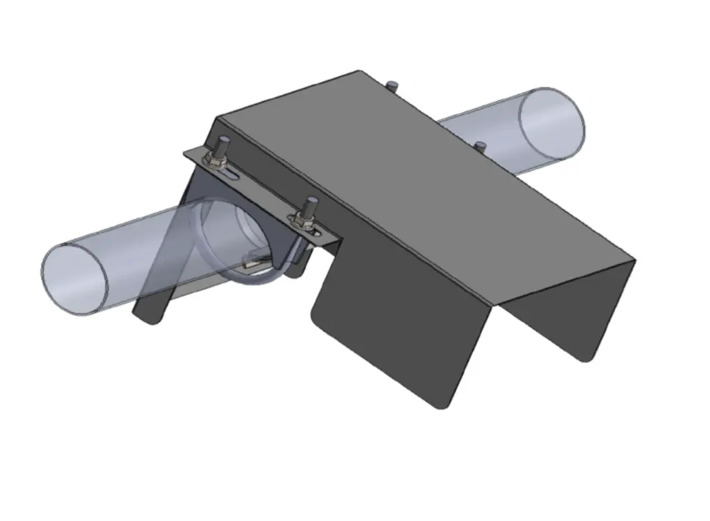 Rain protection for sensor T60 pipe SS