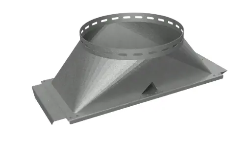 [1.11.01.070] Double Silo connection with vertical flange 440 mm