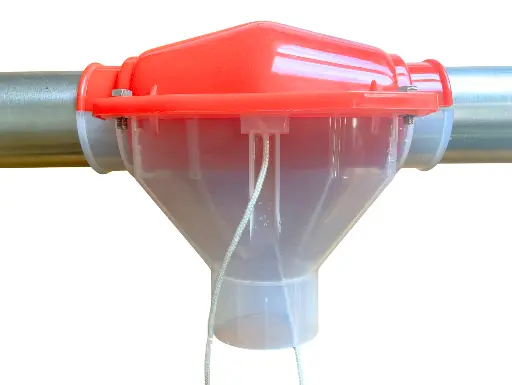 [1.05.03.401] T-Drop for 60mm feed line OD 68mm