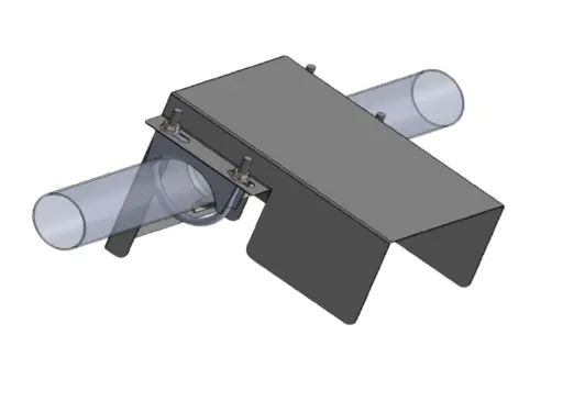 [1.03.03.001-2] Rain protection for sensor T60 pipe SS